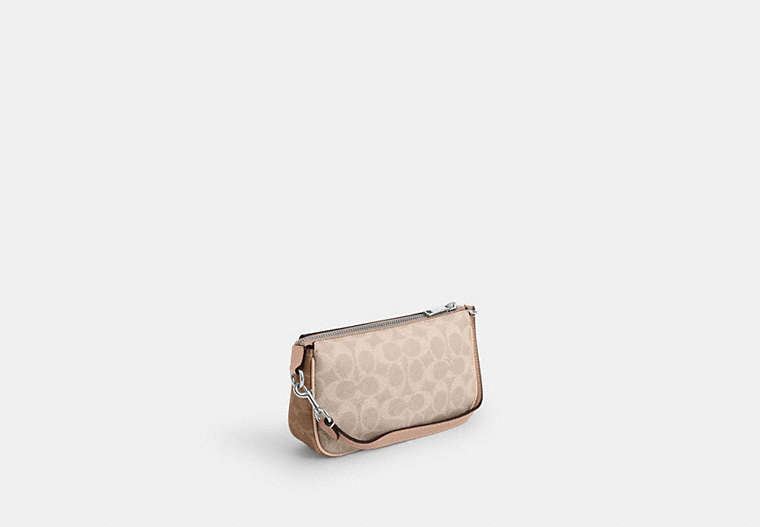 Nolita 19 In Blocked Signature Canvas - Silver/Sand/Taupe Multi