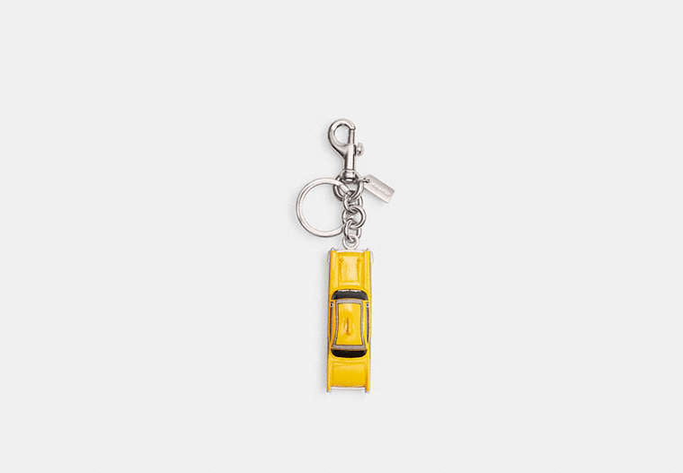 Small Taxi Bag Charm - Silver/Multi