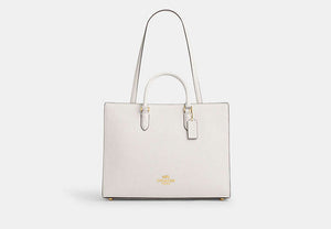 Maggie Tote Bag - Gold/Chalk