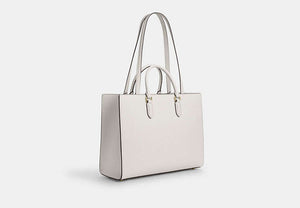 Maggie Tote Bag - Gold/Chalk