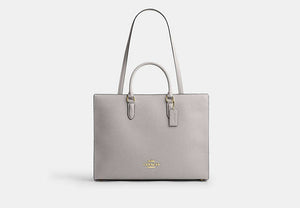 Maggie Tote Bag - Gold/Dove Grey