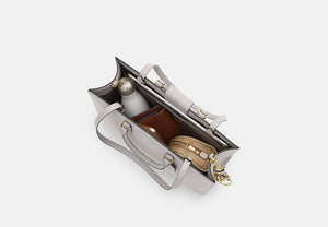Maggie Tote Bag - Gold/Dove Grey