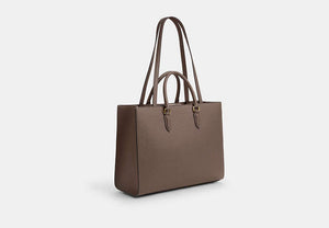 Maggie Tote Bag - Gold/Dark Stone