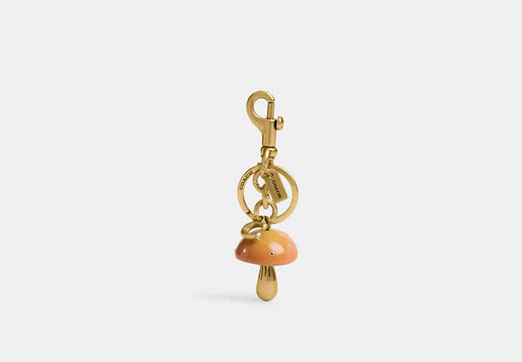 Signature Bag Charm - Brass/Mustard