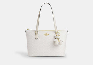 Signature Bag Charm - Gold/White/Chalk