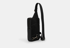 Sullivan Pack In Blocked Signature Canvas - Gunmetal/Tan/Black