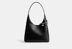 Motif Chain Bag Charm - Silver/Multi
