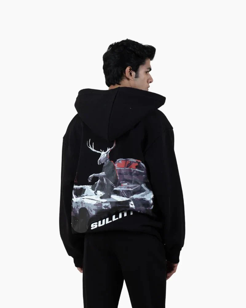 DEER DRIVE ZIPPER HOODIE - SULLITT