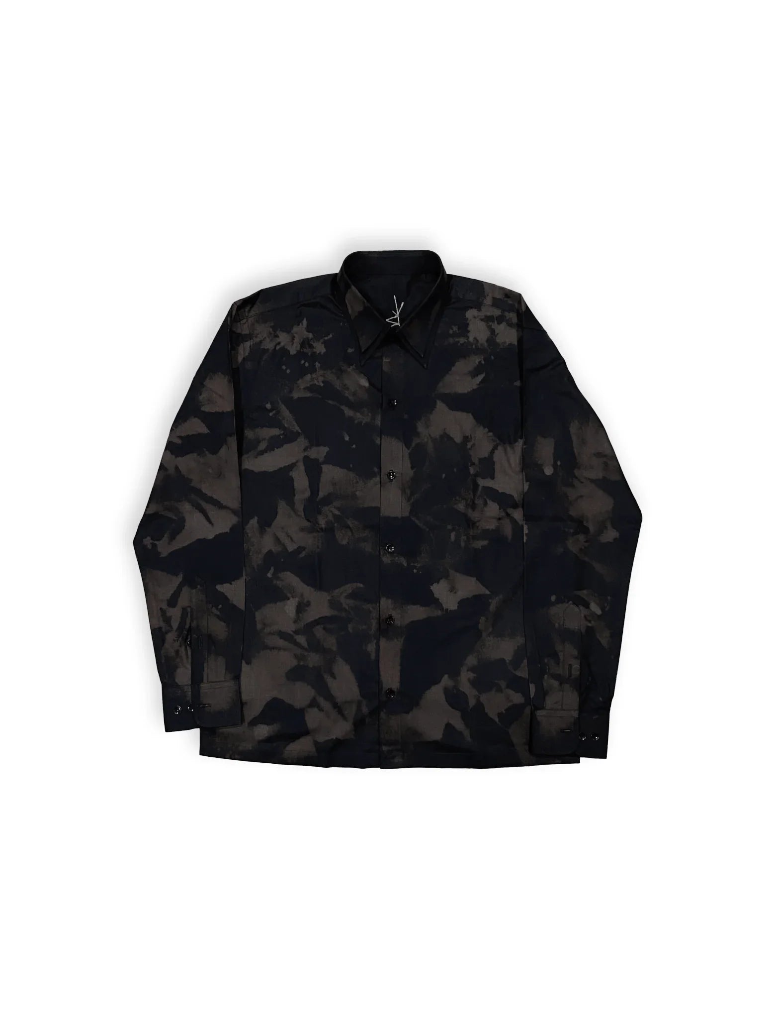 DOUBLE COLLAR ABSTRACT SHIRT - YB
