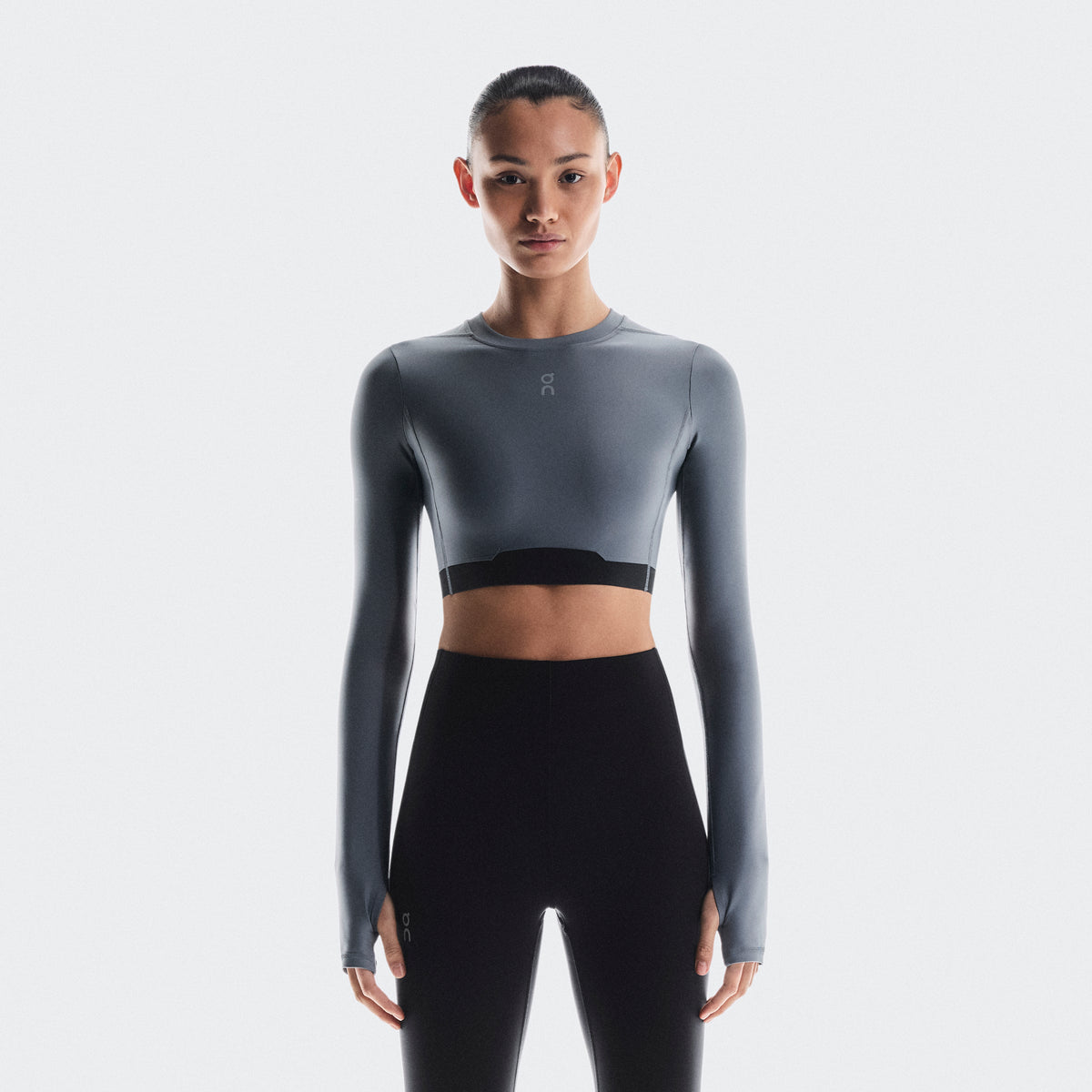 Train Long Sleeve Crop - Womens