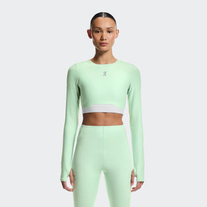 Train Long Sleeve Crop - Womens