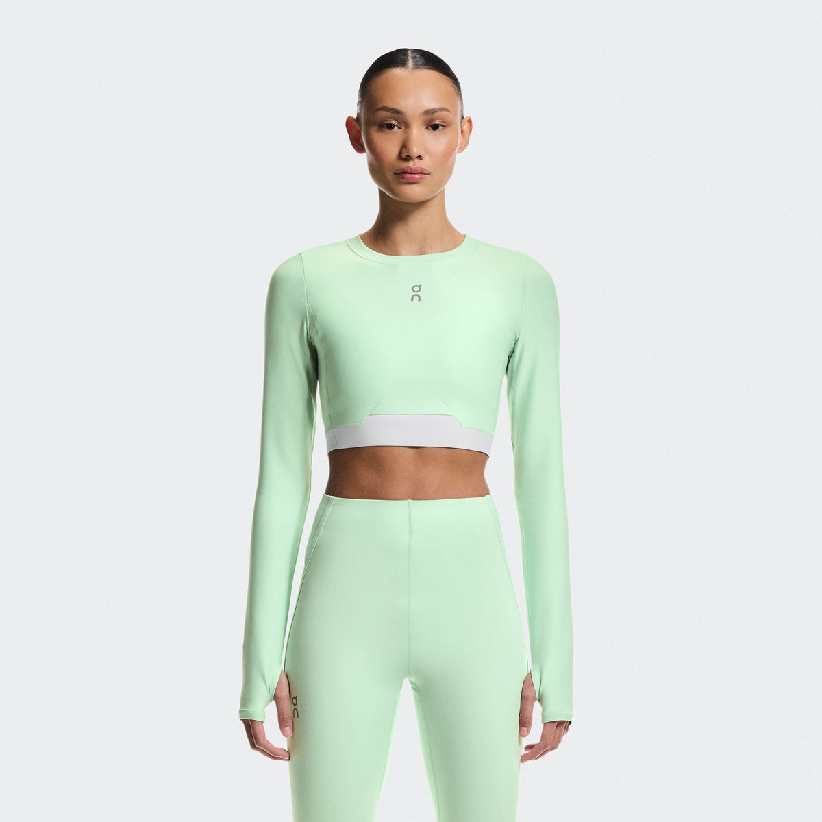 Train Long Sleeve Crop - Womens