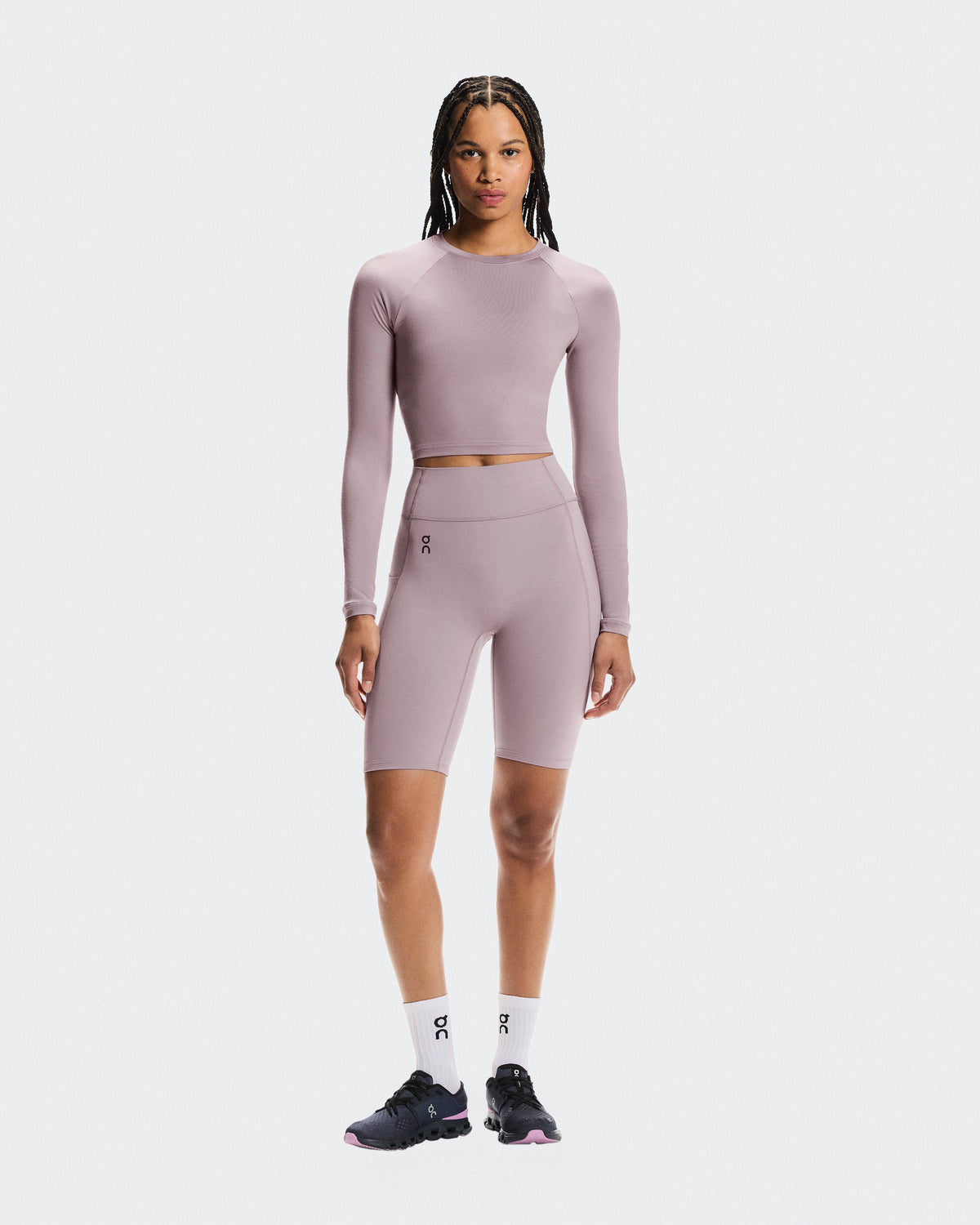 Studio Long-T Crop - Womens