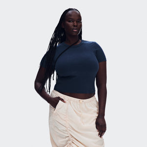 All-Day Ribbed T-Shirt - Womens