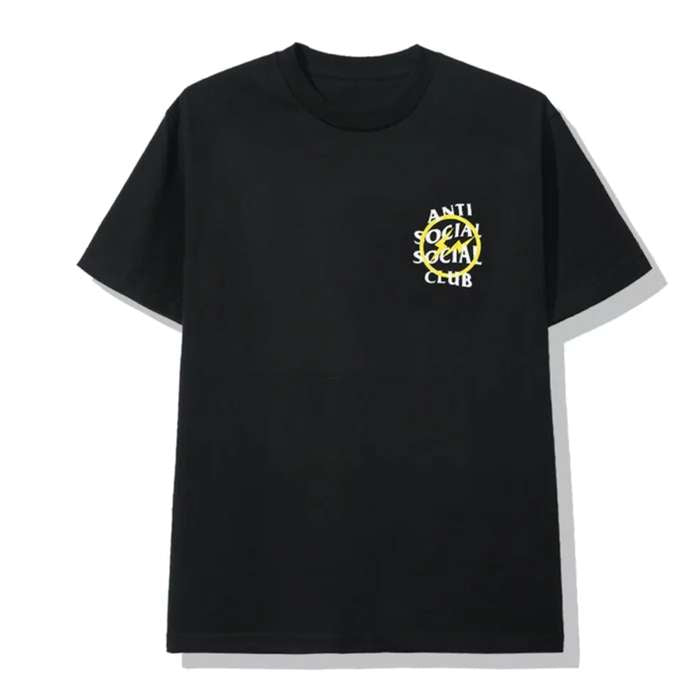 Anti Social Social Club FW19 Fragment Yellow Bolt Tee