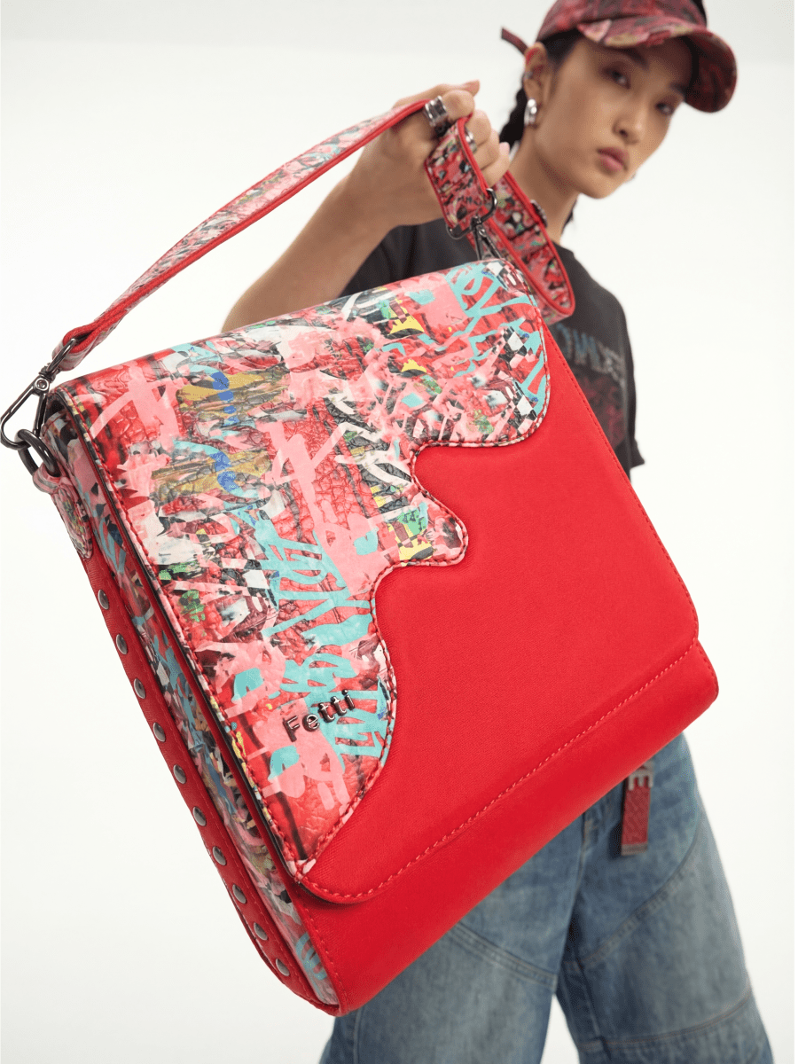 Graffld Street Messenger Bag - Unisex - Fetti