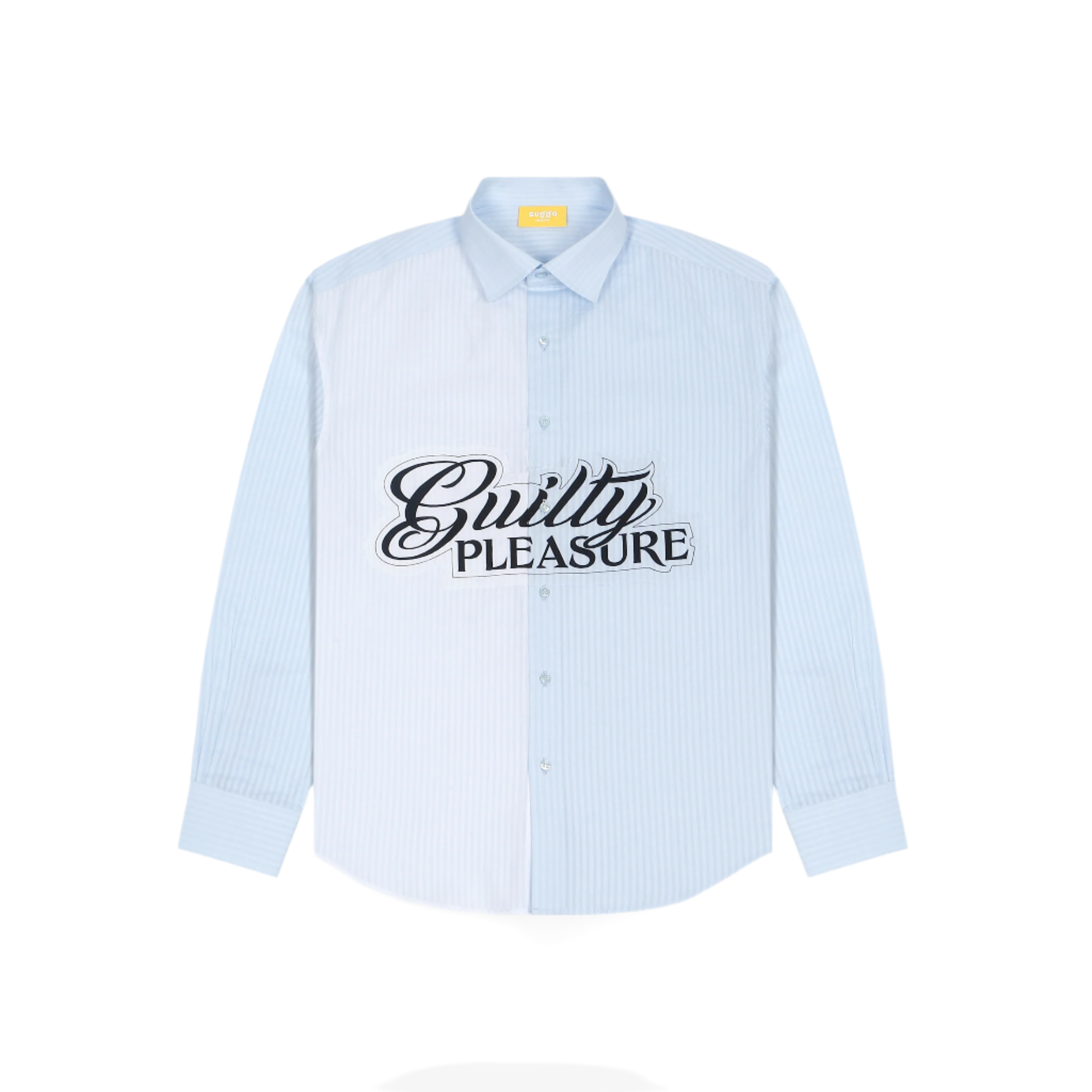 Half Guilty Shirt In Blue & White