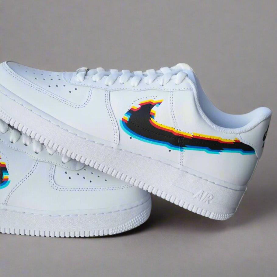 Glitch Swoosh AF1