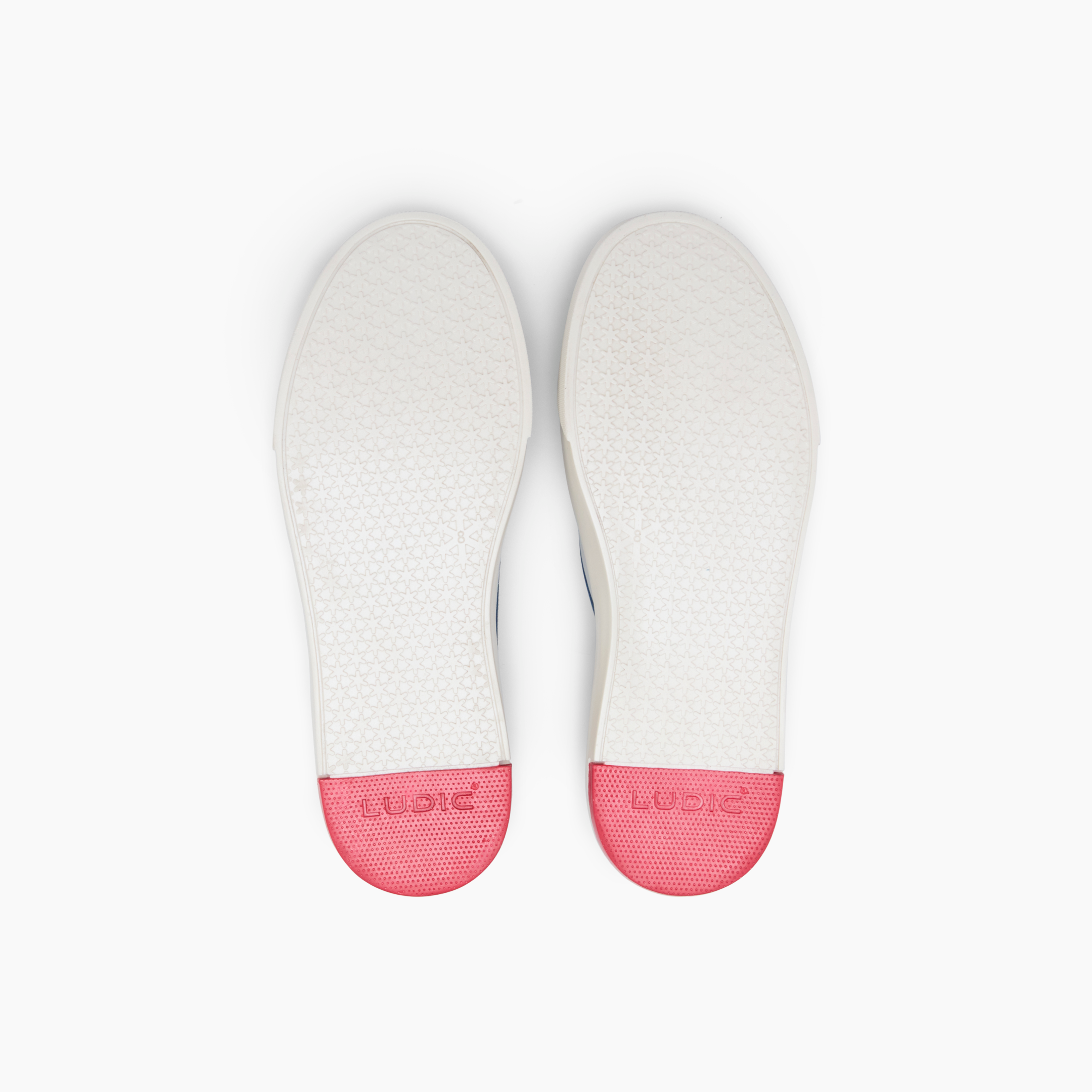 Ludic Wavey Blue Enhanced Canvas slip-on sneakers