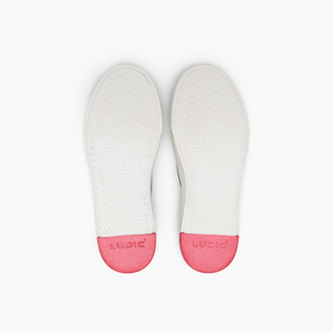 Ludic Wavey Blue Enhanced Canvas slip-on sneakers