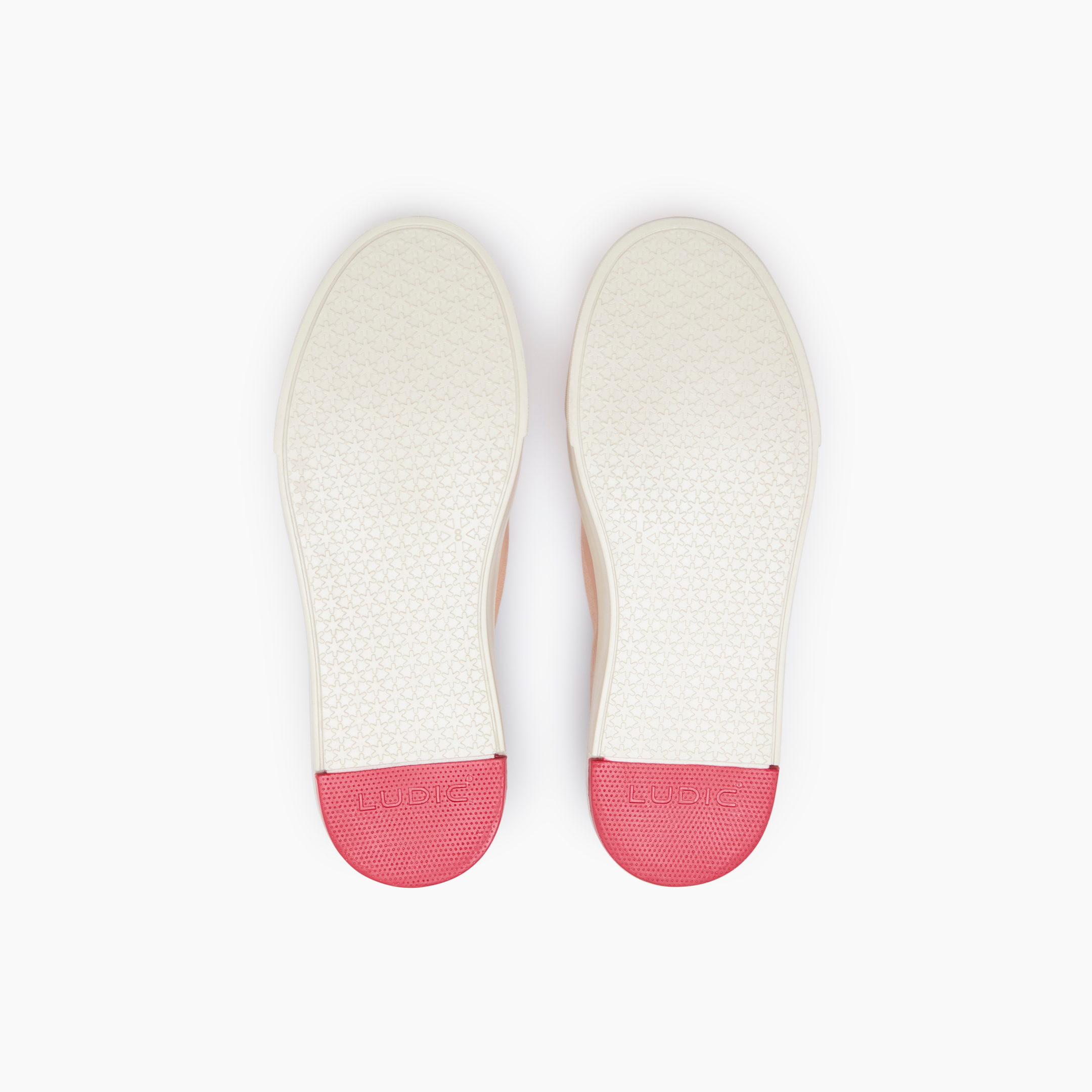 Ludic Himalayan Pink Enhanced Canvas slip-on sneakers