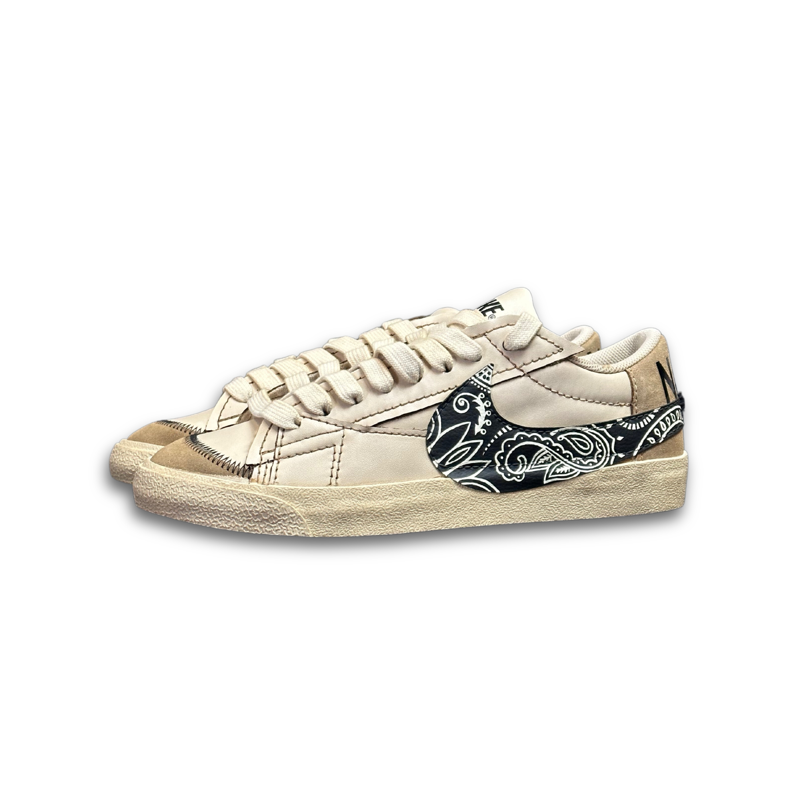 Coffee Bandana Blazer low