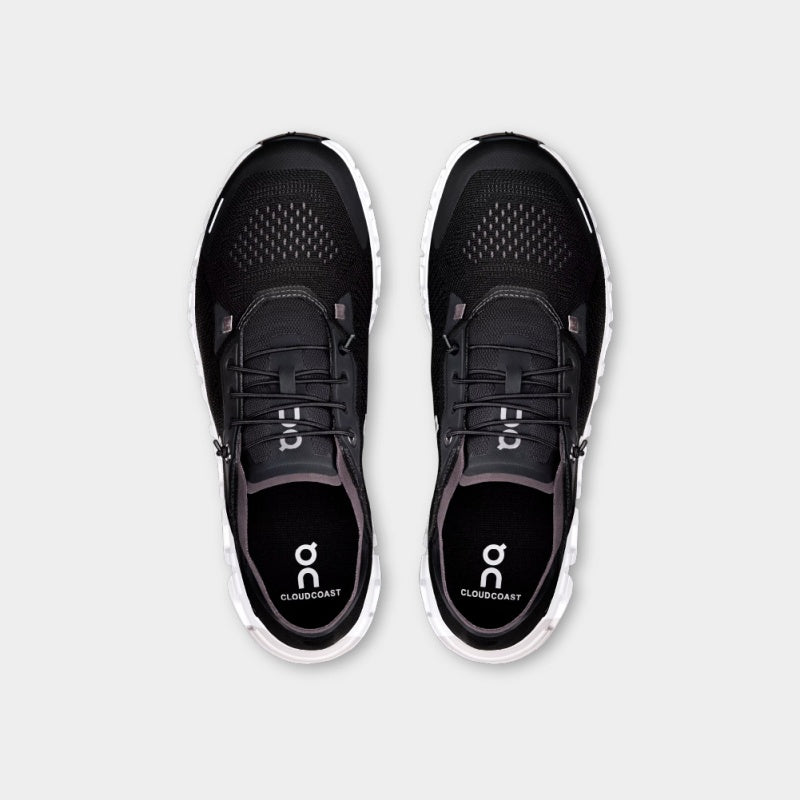 On Running Cloud 6 Coast Black | White