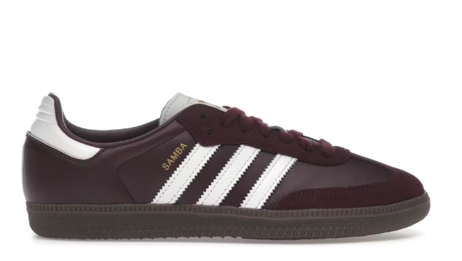 adidas Samba OG Maroon Off White Gum