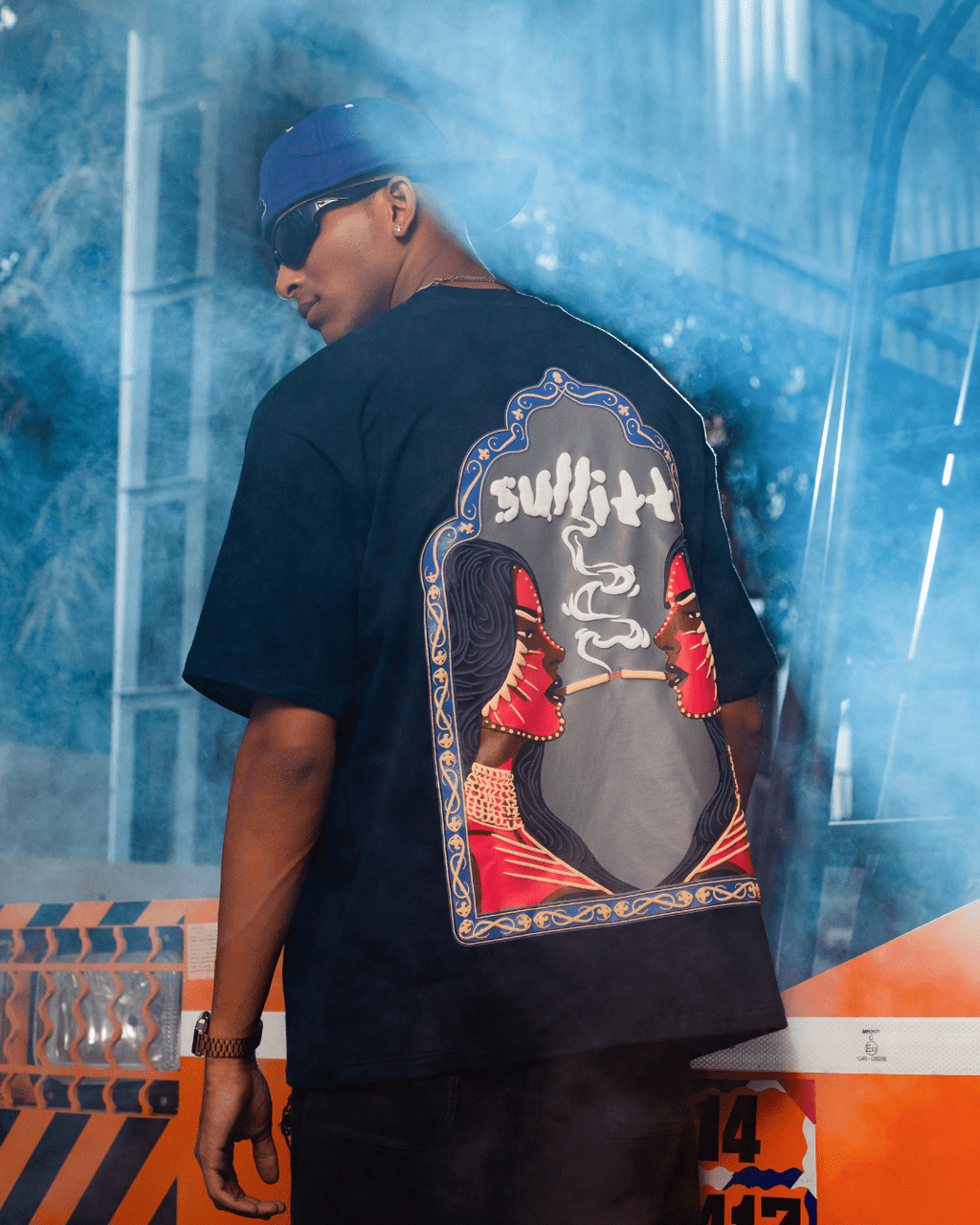 MIDNIGHT LADY SMOKE TEE - SULLITT