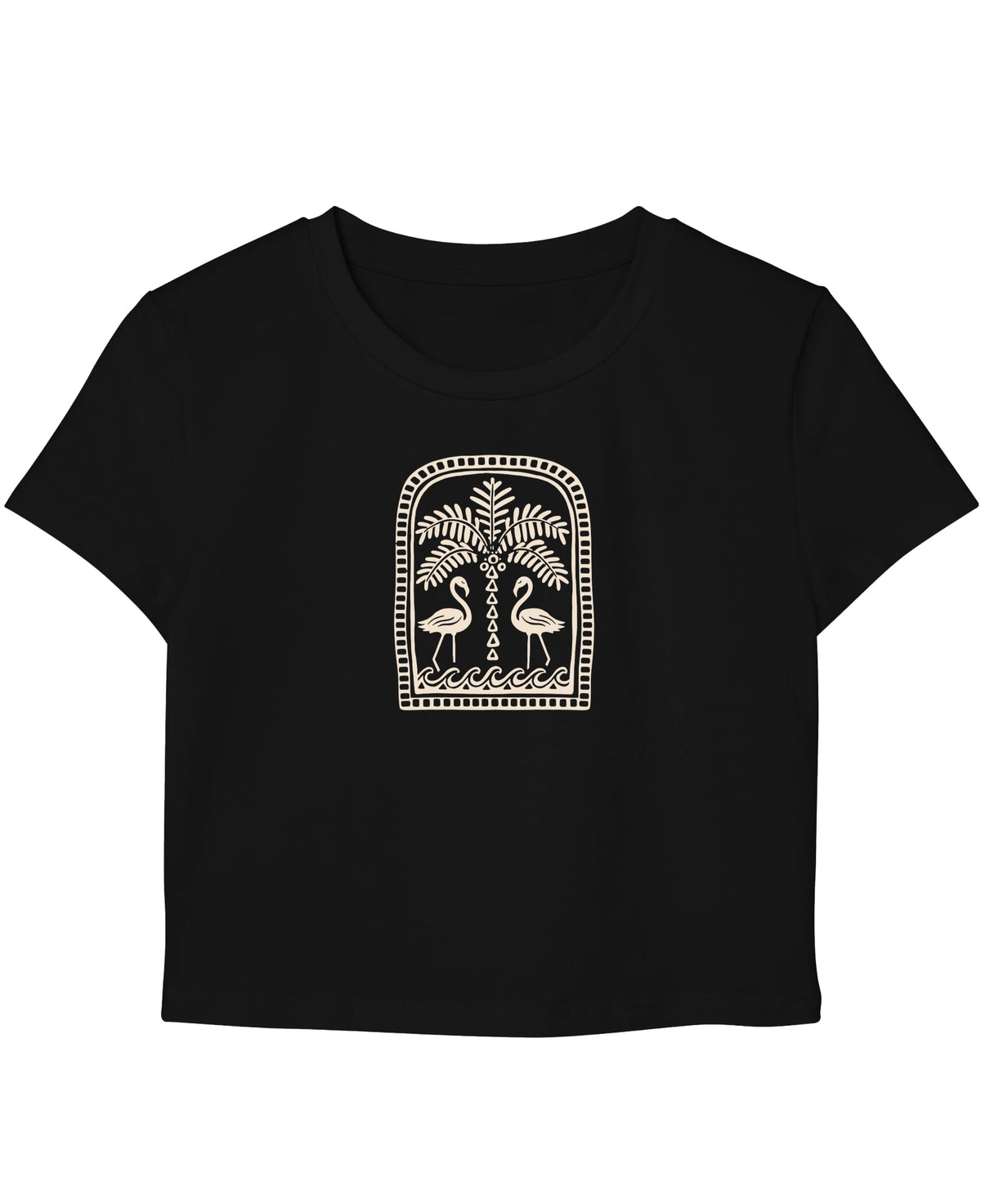 Black Baby Tee Front Design