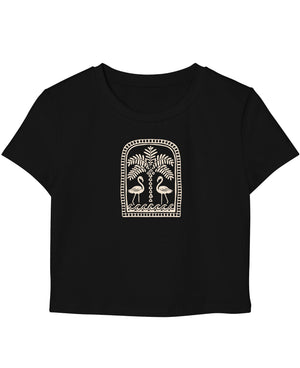 Black Baby Tee Front Design