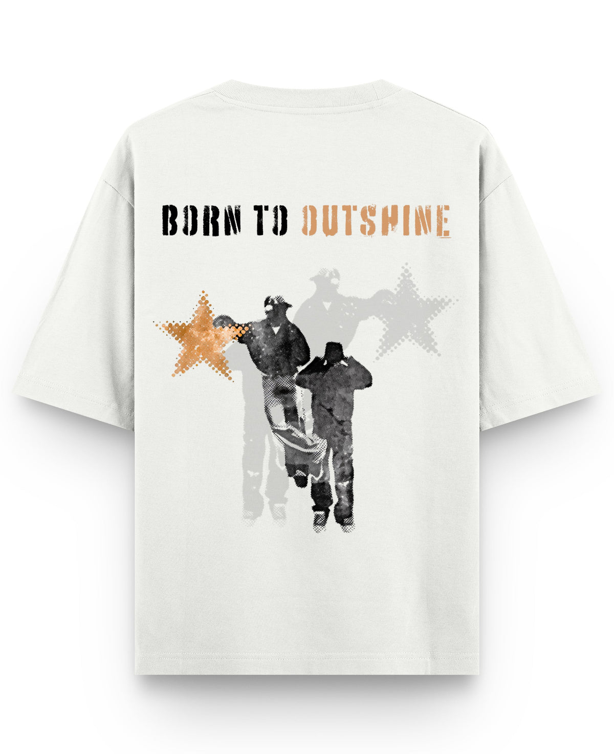 Off White Oversized T-shirt Back Design