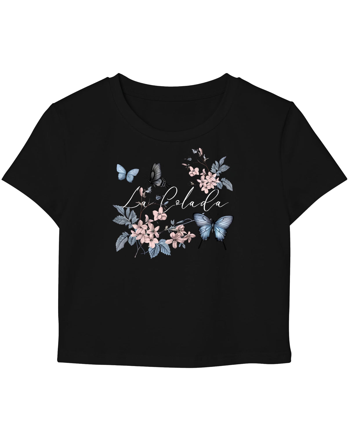 Black Baby Tee Front Design