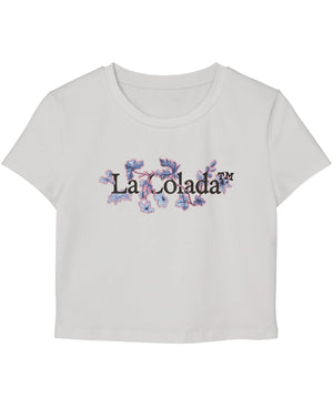 White Baby Tee Front Design