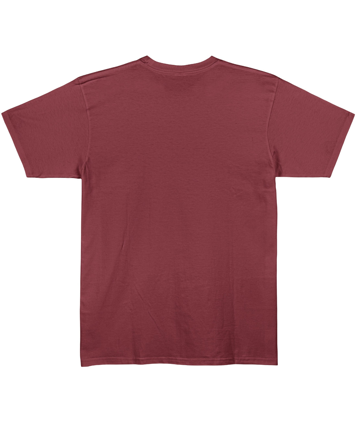 Maroon Regular Fit T-shirt Back Design