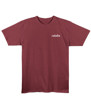 Maroon Regular Fit T-shirt Front Design