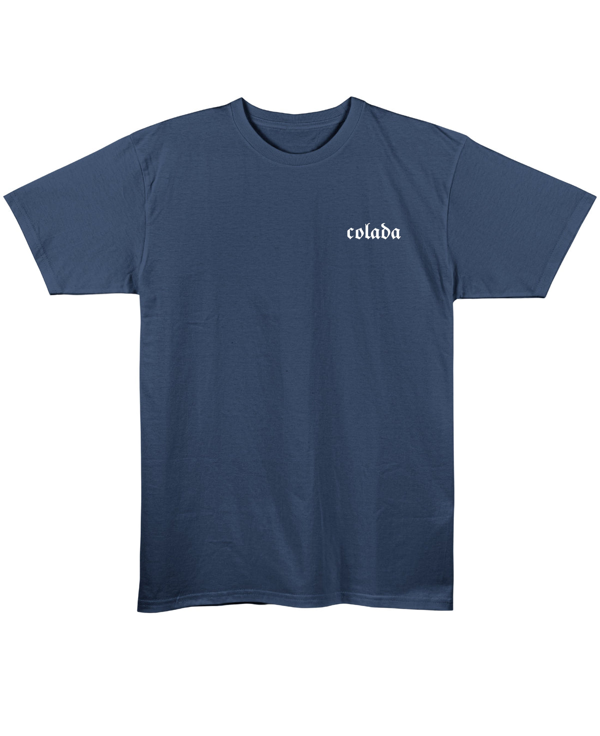 Navy Blue Regular Fit T-shirt Front Design