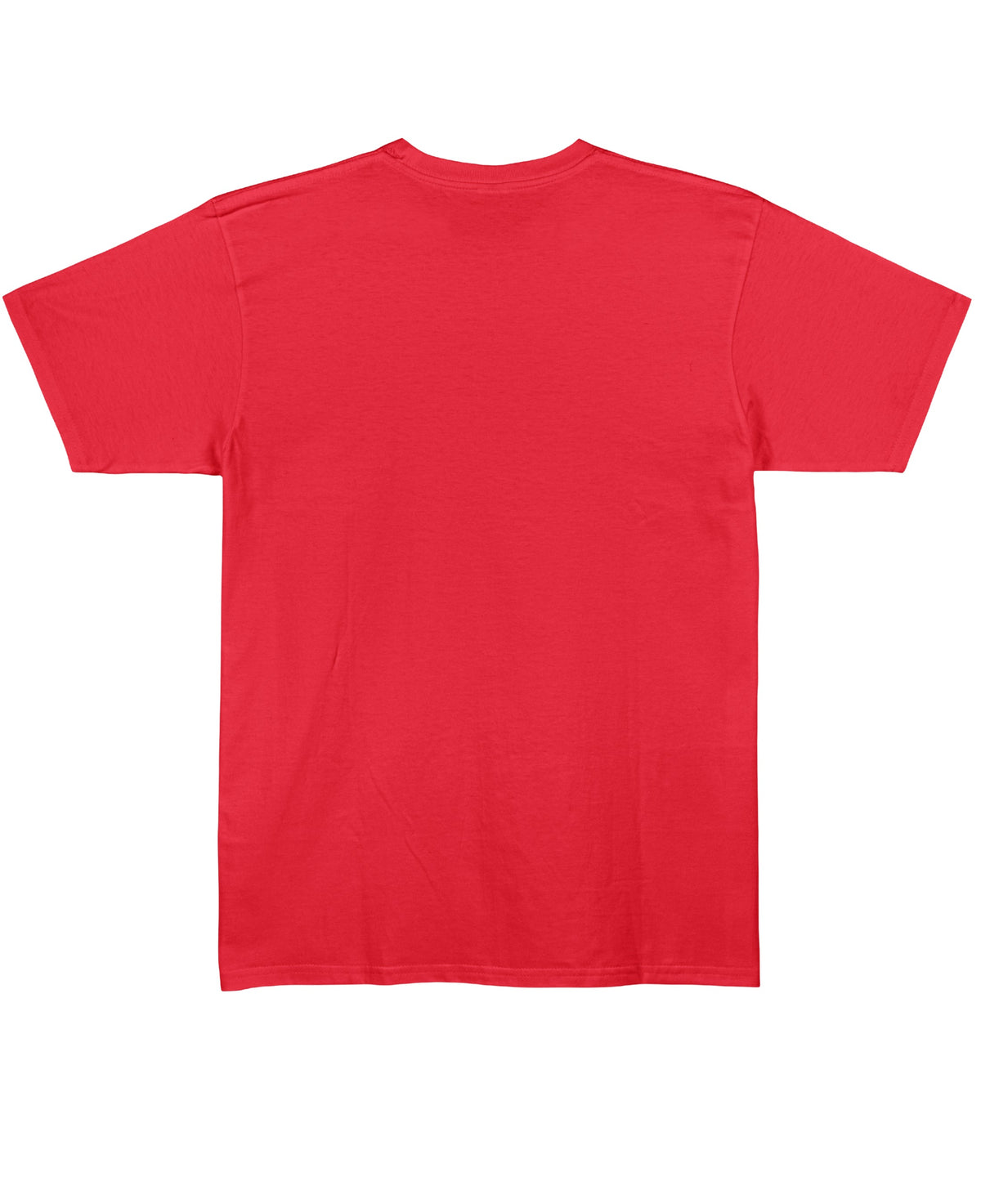 Red Regular Fit T-shirt Back Design