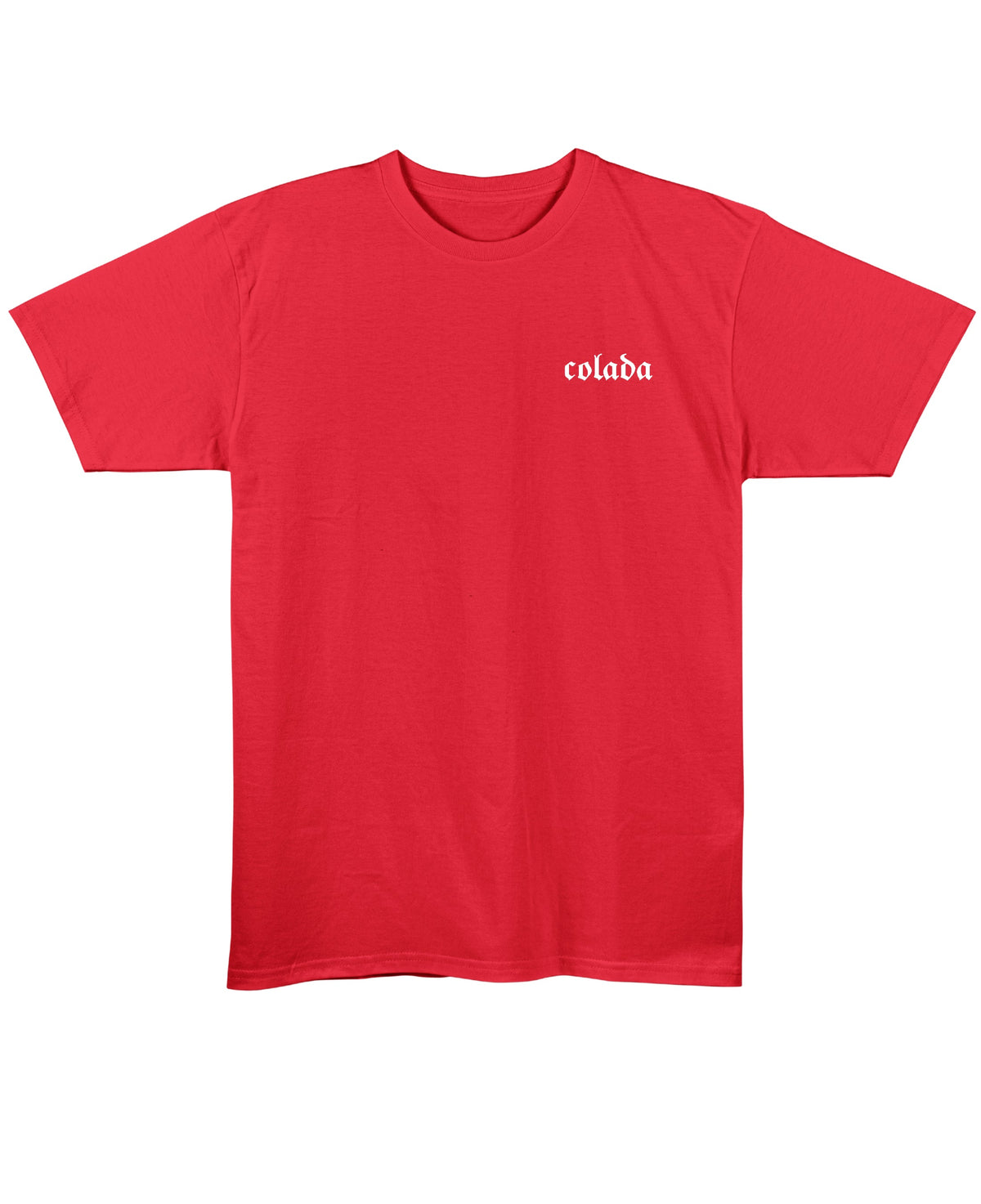 Red Regular Fit T-shirt Front Design