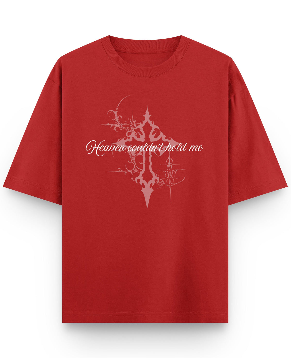 Red Oversized T-shirt Front Design