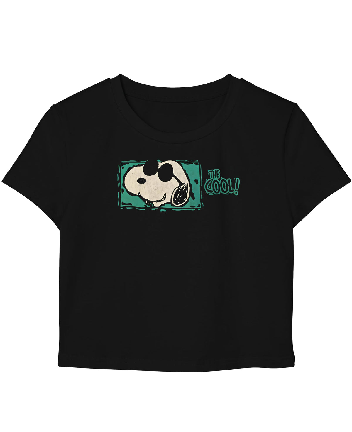 Black Baby Tee Front Design