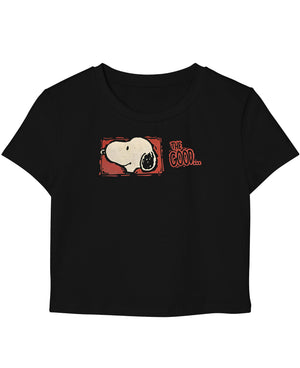 Black Baby Tee Front Design