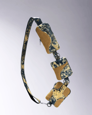 Muddled Cargo Crossbody Belt - Oxidized Olive - Fetti