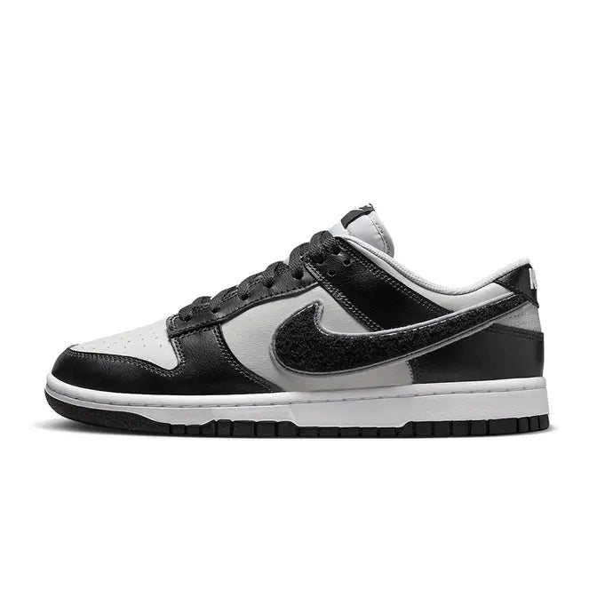 Nike Dunk Low Chenille Swoosh Grey Fog