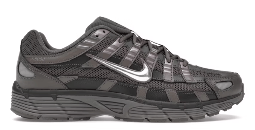 Nike P-6000 Cave Stone Medium Ash Flat Pewter Metallic Silver
