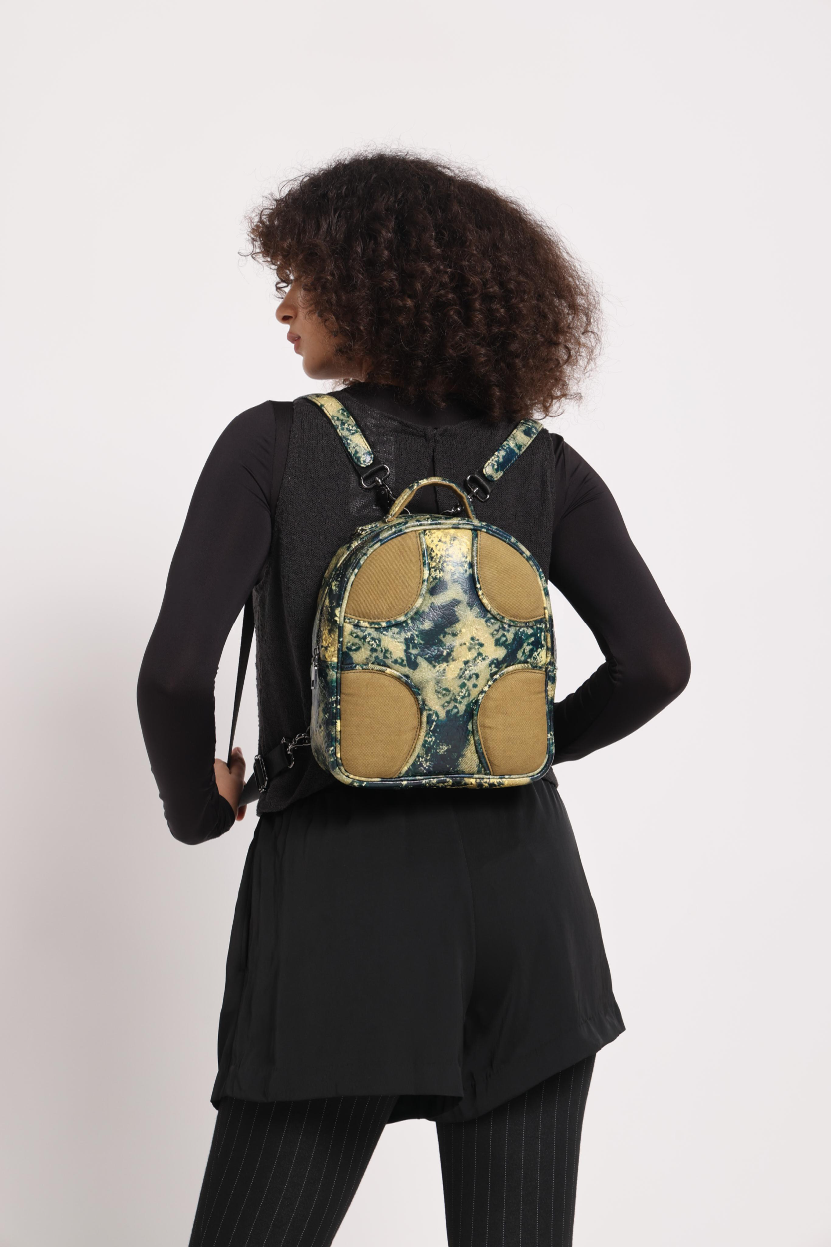 Muddled Knapsack - Oxidized Olive - Fetti