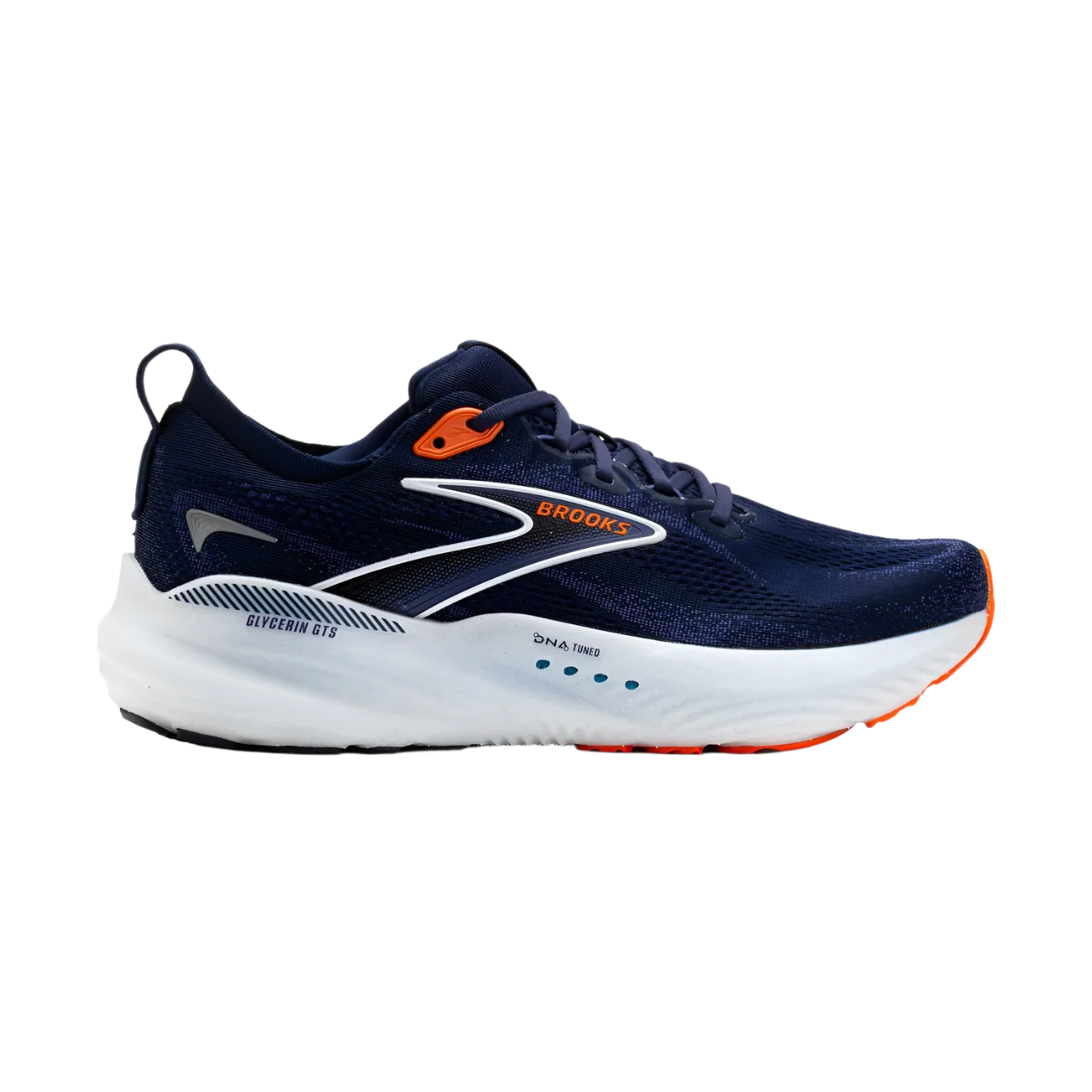 Brooks Glycerin 22 Peacoat Blue Ribbon Orange