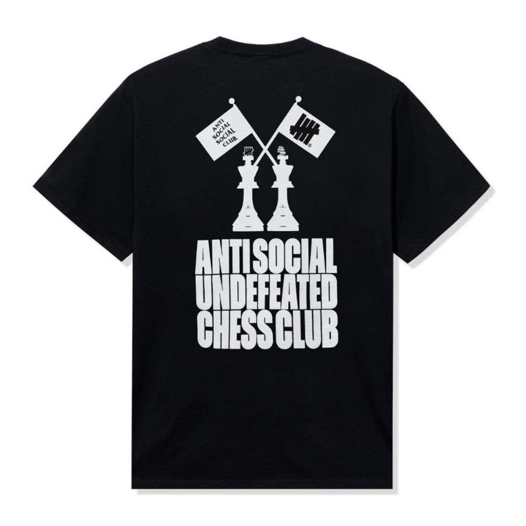 Anti Social Social Club Undeafeated Chess Club Black Tee