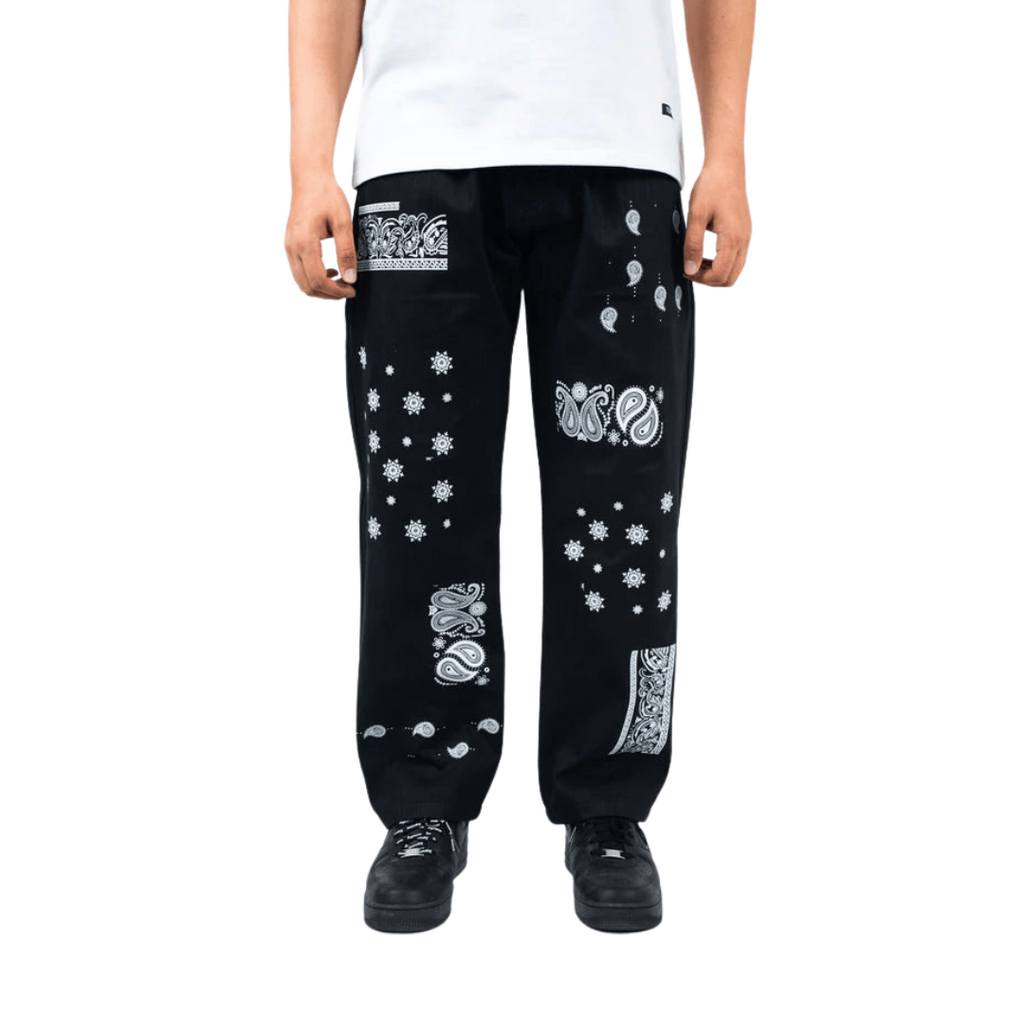 Black Black Paisley Jeans