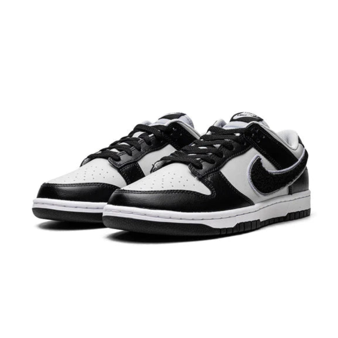Nike Dunk Low Chenille Swoosh Grey Fog